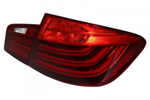 Stopuri LED compatibil cu BMW Seria 5 F10 2011-2017 Rosu Clar LCI Design - Img 4