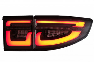 Stopuri LED compatibile cu LAND ROVER DISCOVERY SPORT L550 (2014-2019) Conversie la 2020-up Fumuriu - Img 2