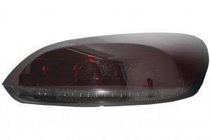 Stopuri LED Lightbar compatibil cu VW SCIROCCO MK3 III 2008-2013 Rosu / Fumuriu Semnal Dinamic Secvential - Img 4