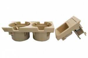 Suport Pahare si Monede compatibil cu BMW Seria 3 E46 1998-2005 Bej - Img 2