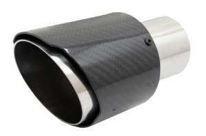 Toba Ornament Sistem de evacuare Carbon Fiber Finisaj Lucios Inlet 6.1cm
