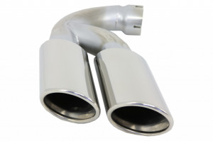 Tobe Ornamente compatibil cu sistemul de evacuare compatibil cu VW Touareg 7P 7L 2002-2018 W12 Design - Img 2