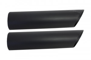 Tobe Ornamente compatibil cu sistemul de evacuare Negru Mercedes Benz W463 G-Class 1998-> B Design - Img 4