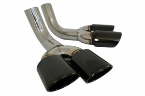 Tobe Ornamente Evacuare compatibil cu Mercedes G-Class W463 G500 G55 G63 G65 1998-> Negru - Img 3