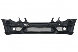 Ansamblu Bara Fata cu Proiectoare de ceata compatibil cu Mercedes E-Class W211 Facelift 2002-2009 si Grila Centrala - Img 6