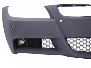 Bara Fata BMW Seria 3 E90 E91 Sedan Touring 2004-2008 Cu Gauri compatibil cu Senzori Fara Sistem Stropire - Img 6