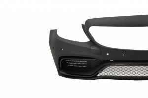 Bara Fata compatibil cu Mercedes C-Class W205 (2014-2020)C63 Design Fara Grila Centrala - Img 2