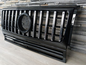 Bara Fata cu Grila Centrala compatibil cu Mercedes G-Class W463 1989-2017 G65 GT-R Panamericana Design - Img 5