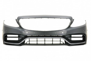 Bara Fata cu Grila Neagra cu Mercedes C-Class W205 2014-2018 C63 GT-R Design - Img 2