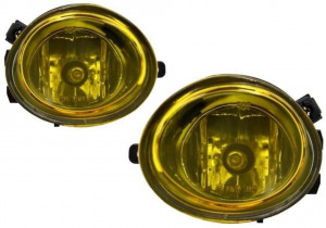 Bara Fata cu Proiectoare Lumini de Ceata si Ornamente Proiector compatibil cu BMW 3 Series Coupe, Cabrio, Sedan, Estate E46 1998-2004 M3 Design - Img 5