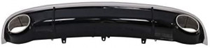Bara Fata & Difuzor Bara Spate cu Ornamente Evacuare compatibil cu AUDI A7 4G 2a7010-2014 RS7 Design - Img 6