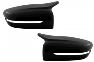 Capace oglinda compatibile cu BMW seria 7 G11 G12 2015-> Negru Lucios