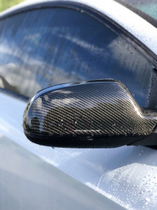 Capace oglinzi compatibil cu AUDI A5 Facelift 2012-2016 Carbon Real - Img 5