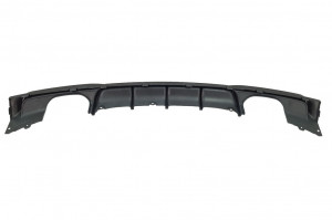 Difuzor Bara Evacuare Dubla Spate cu Tobe Ornamente Carbon Fiber Mat compatibil cu BMW Seria 3 F30 F31 2011-> M Performance Design - Img 3