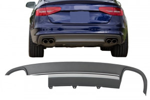 Difuzor Bara Spate compatibil cu AUDI A4 B8 Facelift 2012-2015 Sedan/Avant S4 Desing - Img 7