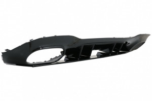 Difuzor Bara Spate compatibil cu Mercedes A-Class W177 Hatchback 2018-> Evacuari Crom - Img 3