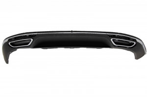 Difuzor Bara Spate compatibil cu VW Passat B8 3G 2015-2019 R Line Dubla Evacuare - Img 2