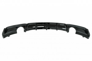 Difuzor Bara Spate cu Evacuare Dubla compatibil cu BMW 3 Series F30 F31 2011-2019 M Performance Design Piano Black - Img 2
