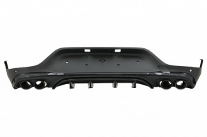 Difuzor Bara Spate cu Evacuari Negre compatibil cu Mercedes GLC Coupe Facelift C253 2020-> GLC43 Design Night Package - Img 8