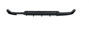 Difuzor Bara Spate cu o Evacuare Dubla compatibil cu BMW Seria 4 F32 F33 F36 2013-2019 Negru Mat - Img 2