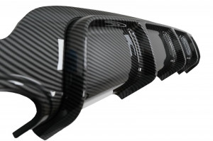 Difuzor Bara Spate Cu O Singura Evacuare compatibil cu BMW 4 Series F32 F33 F36 2013-2019 Coupe Cabrio M Performance Design Carbon Film Coating - Img 4