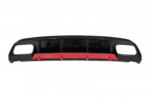 Difuzor Bara Spate cu Ornamente Crom si Prelungiri Extensii compatibil cu Mercedes W176 A-Class 2012-2018 A45 Facelift Design - Img 5