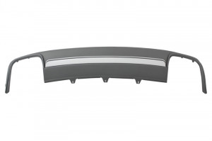 Difuzor Bara Spate cu Ornamente Evacuare compatibil cu Audi A4 B8 Facelift 2012-2015 Sedan Avant S4 Design - Img 2