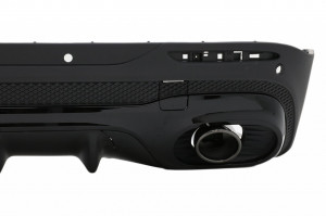 Difuzor Bara Spate cu Ornamente Evacuare compatibil cu Mercedes GLB X247 SUV 2020-> Night Package - Img 2
