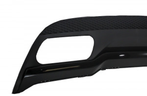 Difuzor Bara Spate cu Ornamente toba si Grila Centrala Panamericana compatibil cu Mercedes A-Class W176 2012-2015 GT-R Design - Img 4
