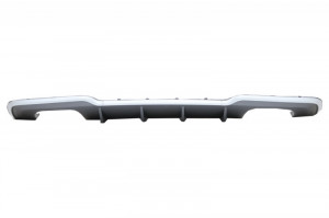 Difuzor Bara Spate cu Sistem de evacuare compatibil cu Audi A3 8V Facelift Hatchback Sportback 2016-2019 Bara S-Line S3 Design - Img 5