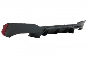 Difuzor Bara Spate cu Tobe Ornamente Negre compatibil cu BMW Seria 5 G30 G31 2017-> M5 Design - Img 5