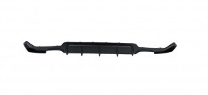 Difuzor Bara Spate Evacuare Dubla compatibil cu BMW Seria 4 F32 F33 F36 2013-2019 Negru - Img 2