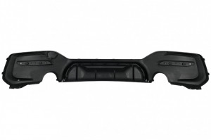Difuzor Bara Spate Evacuare Dubla Negru Lucios compatibil cu BMW Seria 1 F20 F21 LCI 2015-2019 Competition Design - Img 4
