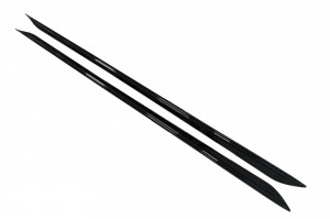Difuzor Bara Spate si Extensii Praguri Laterale compatibil cu BMW 3 Series G20 Sedan G21 Touring 2019-> M340i M Look Negru cu Inserie Carbon - Img 7