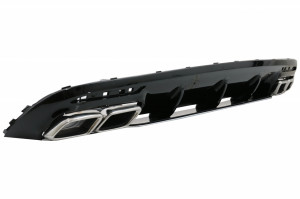 Difuzor Bara Spate si Ornamente evacuare compatibil cu Mercedes S-Class C217 Coupe 2014-2020 S63 Facelift Design - Img 3