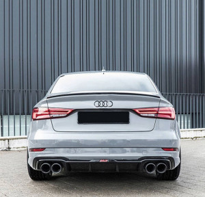 Eleron Portbagaj compatibil cu Audi A3 8V Sedan 2013-> Negru Lucios - Img 8