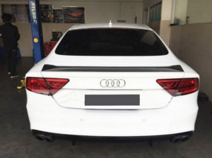 Eleron Portbagaj compatibil cu AUDI A7 4G8 S7 RS7 2011-2017 KZ Style Carbon Fiber - Img 8