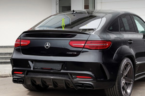 Eleron portbagaj compatibil cu MERCEDES Benz GLE Coupe C292 2015-2018 Negru Lucios - Img 6