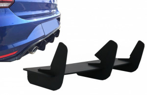 Extensie Prelungire Difuzor Bara Spate compatibil cu VW Polo 6R GTI Bara 2011-2018 - Img 4