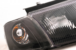 Faruri compatibil cu VW Passat B5 3B 1996-2000 Negre - Img 4