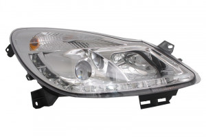 Faruri D-LITE compatibil cu OPEL Corsa D 2006-> DRL Crom - Img 3