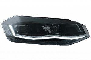 Faruri LED compatibil cu VW Polo MK6 2018-2020 Semnal Dinamic Secvential - Img 2