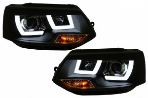 Faruri LED Dayline compatibil cu VW Transporter T5 2010-2015 Xenon Look