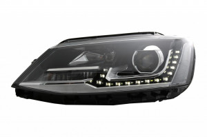 Faruri LED DRL compatibil cu VW Jetta Mk6 VI 2011-2017 GTI OE Design - Img 2