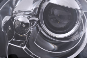 Faruri LED DRL compatibil cu VW New Beetle Hatchback Cabrio 1998-2005 Crom Sticla Clara - Img 4