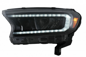 Faruri LED Light Bar compatibil cu Ford Ranger 2015-2020 LHD Negru cu Semnal Dinamic - Img 2