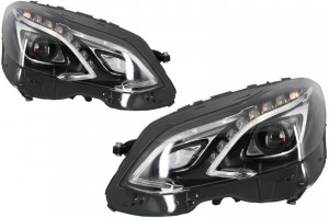 Faruri LED Xenon compatibil cu Mercedes E-Class W212 2009-2012 Facelift Design