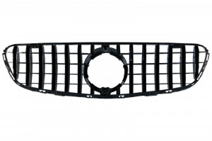 Grila Centrala Black compatibil cu Mercedes GLC X253, C253, 2015-2018 GT R Panamericana Look Crom cu camera - Img 4