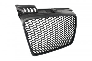Grila Centrala compatibil cu Audi A4 B7 Facelift (2004-2008) RS4 Negru Mat - Img 2