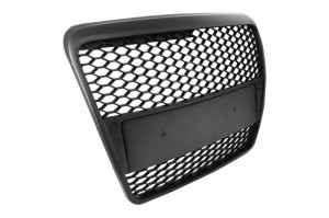 Grila Centrala compatibil cu AUDI A6 4F C6 2004-2007 RS Design Negru Mat - Img 2